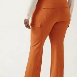 Athleta Delancey Straight Cargo Pant Size 1X Plus Foliage Orange #882625
